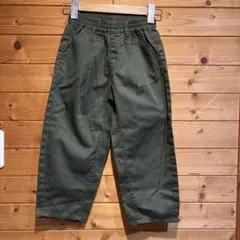 カーキ カーブパンツ 120cm