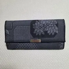 和風花柄長財布