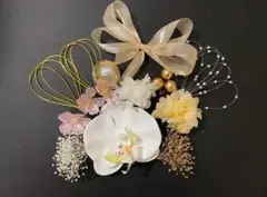 胡蝶蘭&桜　髪飾り　結婚式　成人式　七五三　髪飾り　可愛い14本 水引4/6
