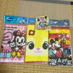 ディズニーミニタオル3枚セットメモ帳付