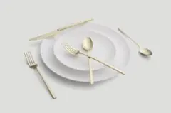 ケンブリッジ　カトラリー　５本✕４人分　合計20本　シャンパンサテン　新品未使用