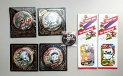 爆豪勝己 缶バッジ５点＆ジャンプショップミニブロマイド２点セット