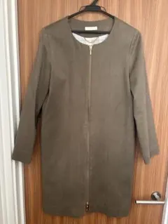 ラウンジドレス　フェイクスエードコート