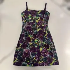 BCBGMAXAZRIA 花柄ノースリーブミニワンピース サイズ04のサムネイル