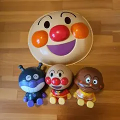 アンパンマンおめん おっきなアンパンマンマスコット
