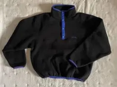L.L.bean フリース 刺繍ロゴ ハーフジップ Sサイズ 黒