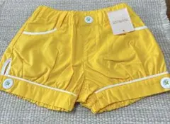 ベビー　コットンパンツ　イエロー　９０サイズのサムネイル