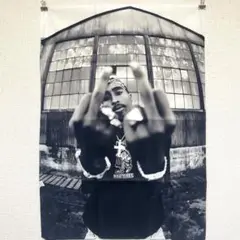 (大きいサイズ)2パック 2pac グラフィティアート キャンバスアートポスター