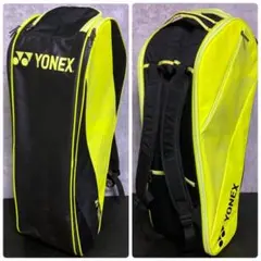 ✨大人気✨ YONEX ラケットバッグ ブラック/イエロー