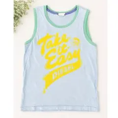 DIESEL ディーゼル　ロゴ タンクトップ Mサイズ　キッズ　140 〜150のサムネイル