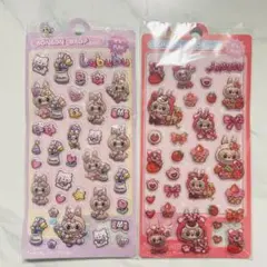 ラブブ ボンボンドロップシール 2枚