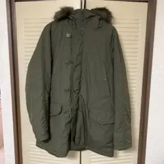 オリーブ　ダークグリーン　フード付き　ミリタリージャケット　N-3B ユニクロ