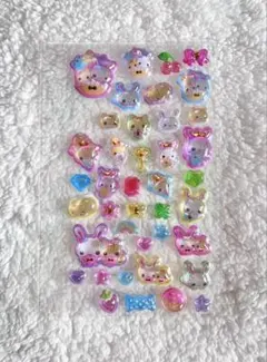 【正規品】 フワフワらびちゃん うるちゅるポップシール おすそ分け