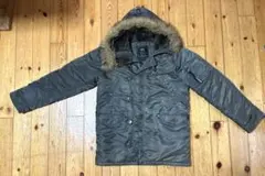 アルファN3Bオリーブグリーン ミリタリージャケットＬサイズ