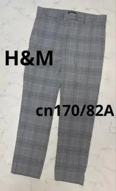 H&M スリムフィット サイズ32 チェック柄 パンツのサムネイル