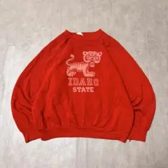 90s USA製 vintageスウェット トレーナー 短丈 レッド アメカジのサムネイル