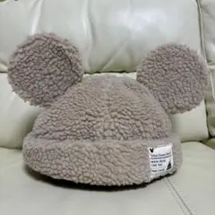 ディズニー　ボアキャップ　ミッキー