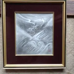 一点物】水墨画 美術品 日本画 塔 - メルカリ