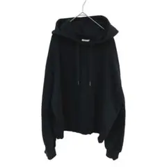 ジーユー　レディース　パーカー　フード　ブラック　着丈短め　XL