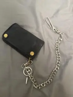 レザーウォレットチェーン付き ミニウォレット