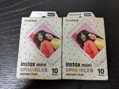 Fujifilm instax mini SPRINKLES 10枚　2箱