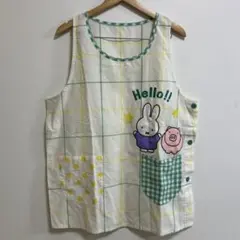 miffy ミッフィー ポイント刺繍キャラクター 保育 土エプロン 3L-4Lのサムネイル