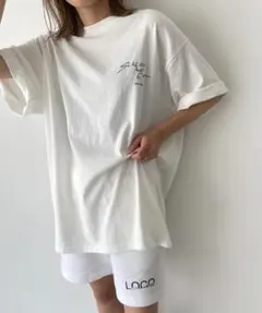 CANAL JEAN RCW "SLEEP AND EAT" コットンT