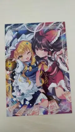 東方project　アートコレクション　霊夢　魔理沙