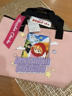 ※新品タグ付き※70th りぼん 赤ずきんチャチャ ピンク トートバッグ ピンク