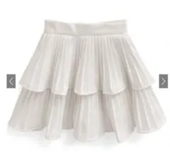 GRL フリージアインパン裏地付きプリーツティアードミニスカート(ks097)