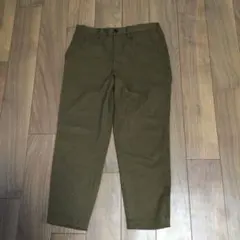 ブラウン　パンツ　GU サイズM AIはオリーブグリーンと出ますのサムネイル