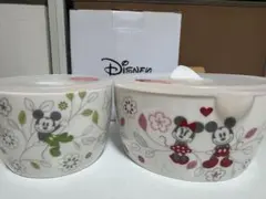 Disney ミッキー＆ミニー 保存容器 2個セット
