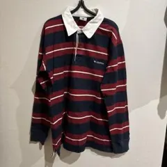 Columbia ストライプ ラガーシャツ L