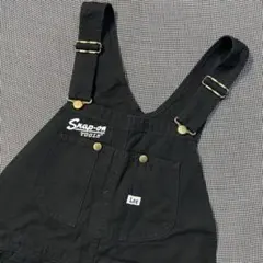 希少 Lee × Snap-on ブラック オーバーオール リー スナップオン
