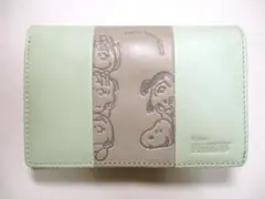 訳あり 新品 財布 レディース 二つ折り かぶせ スヌーピー 本革Vintage