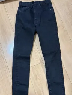 MOUSSY ブラック スキニーデニム　25