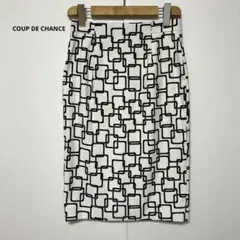 COUP DE CHANCE クードシャンス タイトスカート 36