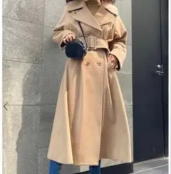 極美品 eimy istoire belted chester coat 女優襟のサムネイル