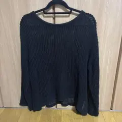 earth muses & ecology 黒 長袖トップス Fサイズ