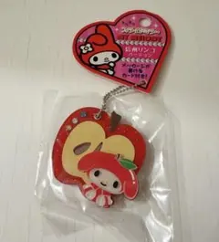 マイメロディ キーチェーン ストラップ スライドミラー 信州りんご