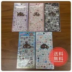 ジュエルプチドロップシール ストーン付き 5種類セット