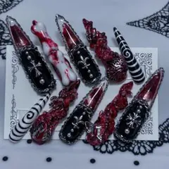 黒×赤 ‪‪❤︎‬ 触手解剖シリーズ ‪‪❤︎‬ 渦巻と十字架