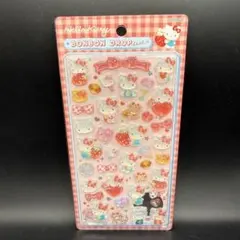《残り１点・正規品》ボンボンドロップシール　キティ　赤　サンリオ　第2弾