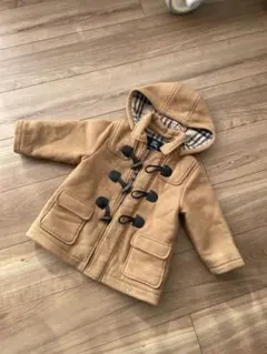 バーバリー　Burberry 子ども　ダッフルコート　ベージュ　80