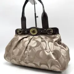 Coach Garnet Cooper Signature Tote Bag