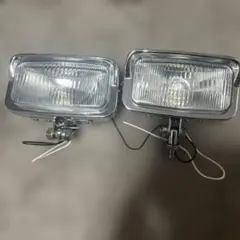汎用角型デュアルヘッドライト クロームメッキ ハロゲン12V アース2本接続済み 汎用角型デュアルヘッドライト クロームメッキ ハロゲン12V アース2本