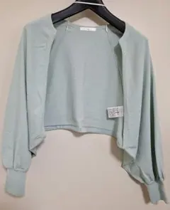 Index　インデックス　ボレロカーディガン　ミントグリーン　Mサイズ