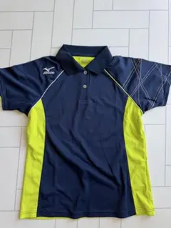 MIZUNO ミズノ ポロシャツ ネイビー×イエロー Mのサムネイル