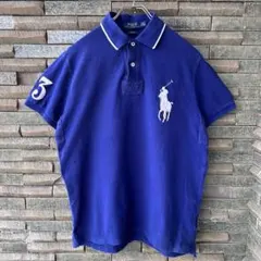 専用！ポロラルフローレン ビッグポニー 半袖 ラガーシャツ ポロシャツ ブルー