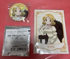 まどマギ ワルプルギスの廻天 ホロキャラバッジ　 巴 マミ　まどか　缶バッジ
